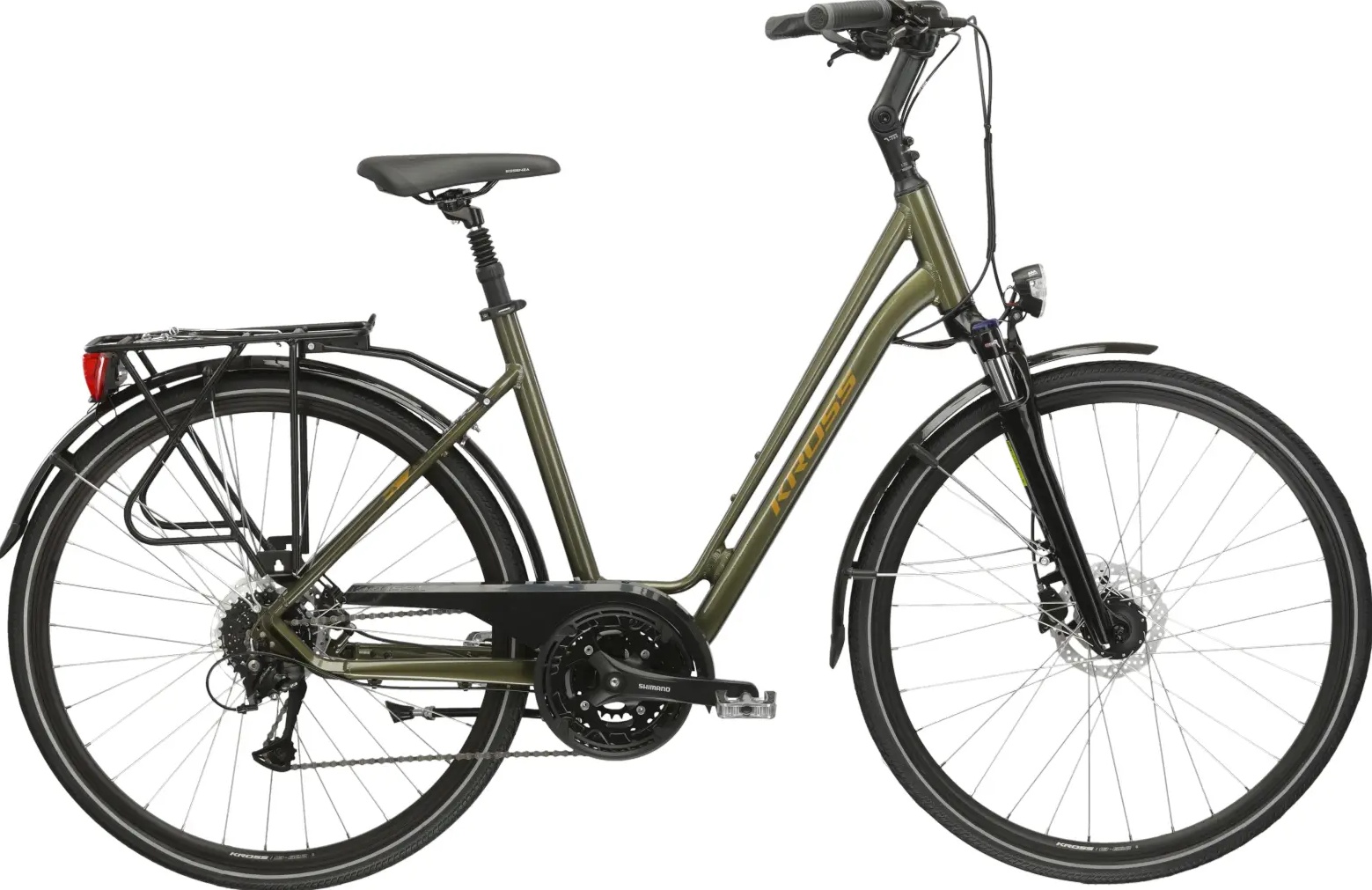 Kross Sentio 4.0 front khaki brązowy