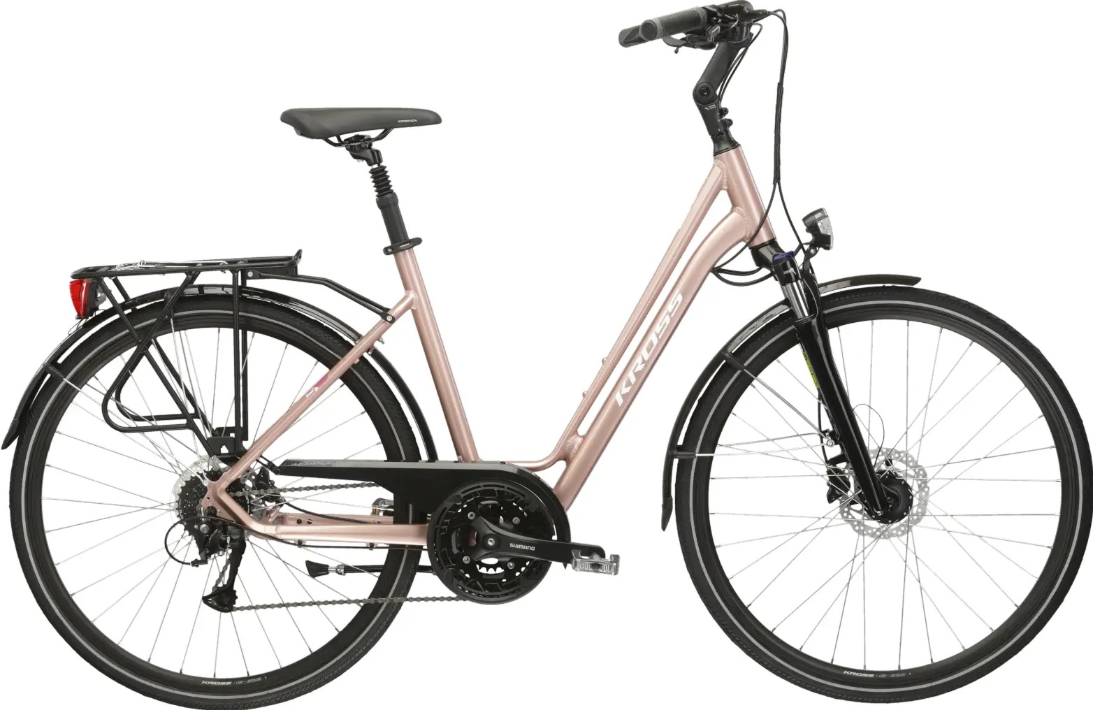 Kross Sentio 4.0 front różowy złoty