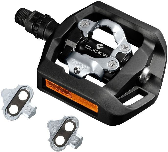 Pedały hybrydowe Shimano SPD PD-T421 Click'R profil