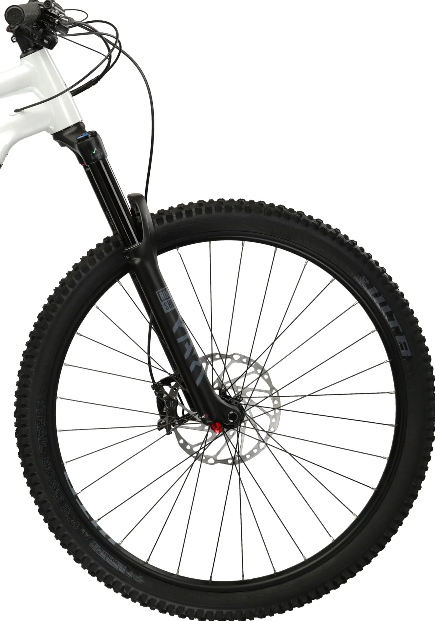 Silnik Shimano EP8 i zawieszenie w perłowym Kross Grist Boost 3.0