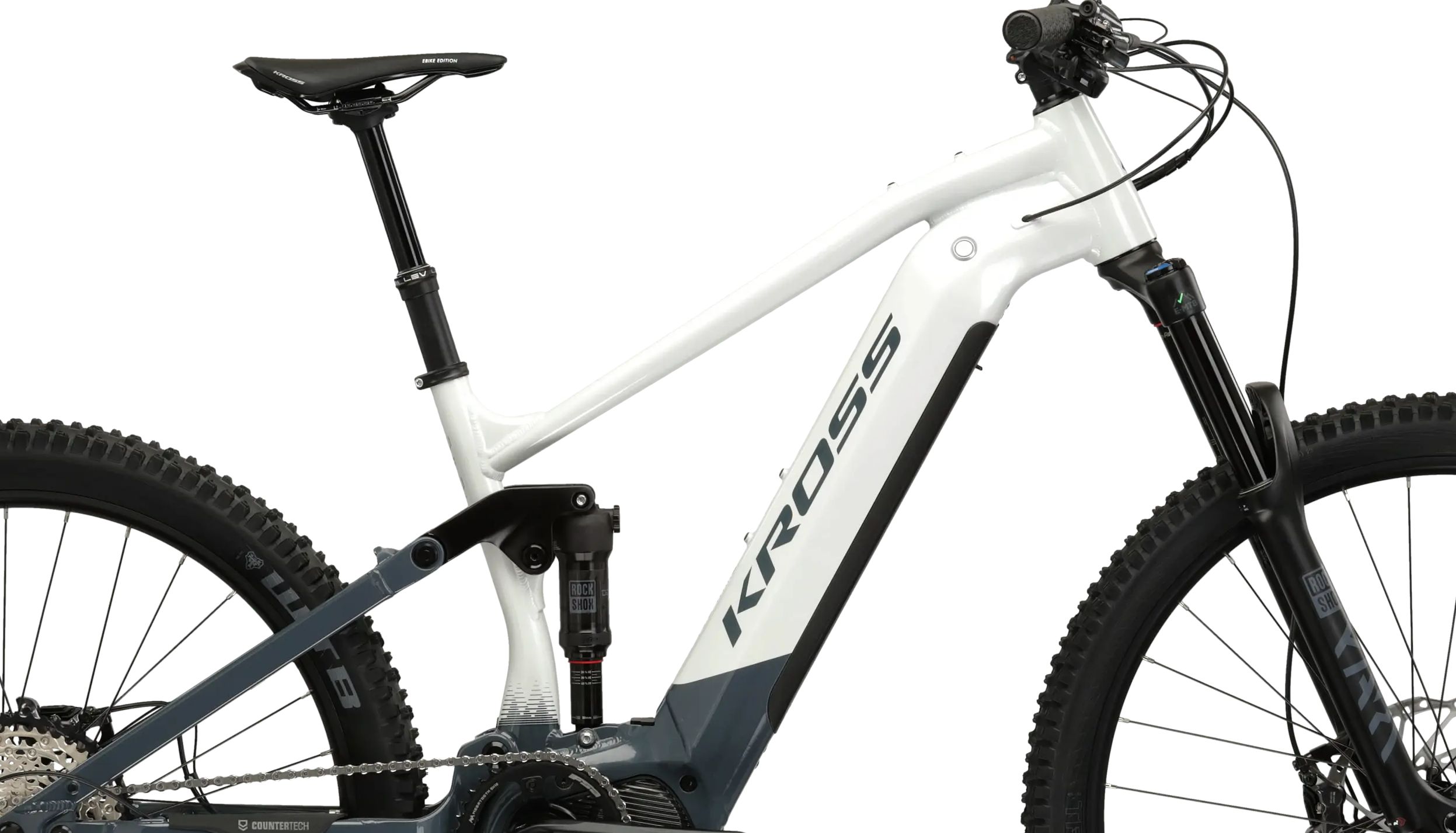 Tylny trójkąt i napęd Shimano SLX w Kross Grist Boost 3.0