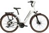 Rower trekkingowy damski Kross Trans Hybrid 1.0 biały  - bok