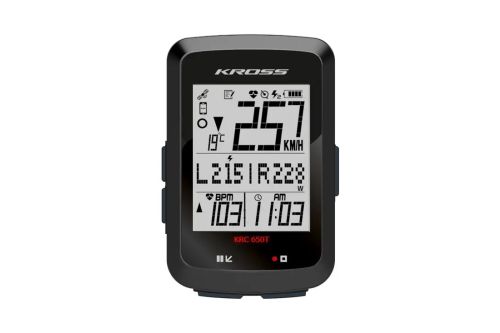 Komputer licznik rowerowy z GPS Kross Krc 650 Track Komputer licznik rowerowy z GPS Kross Krc 650 Track