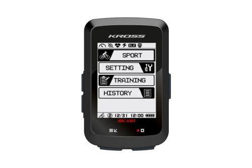 Komputer licznik rowerowy z GPS Kross Krc 650 Track Komputer licznik rowerowy z GPS Kross Krc 650 Track