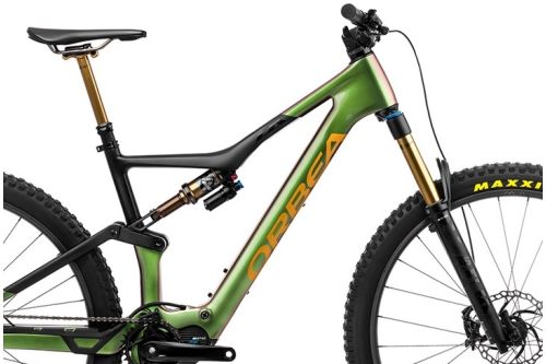 Rower elektryczny Orbea Rise M-Team Di2 Kashima 100% gotowy + Pedały Gratis