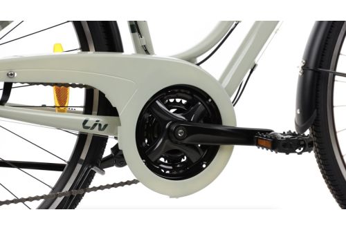 Rower Miejski Damski Dla Kobiety z Damską ramą Giant liv Flourish FS 1 2 3 4