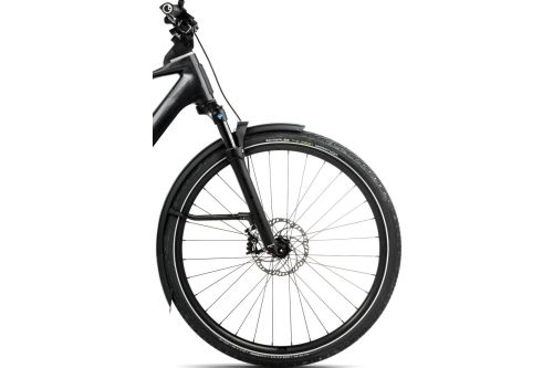 Rower elektryczny miejski trekkingowy miejski do jazdy na wycieczki po mieście po szutrach drogach polnych Orbea KEMEN TOUR 10 20mph 3