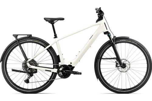 Rower elektryczny miejski trekkingowy miejski do jazdy na wycieczki po mieście po szutrach drogach polnych Orbea KEMEN TOUR 10 20mph 5