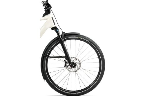Rower elektryczny miejski trekkingowy miejski do jazdy na wycieczki po mieście po szutrach drogach polnych Orbea KEMEN TOUR 10 20mph 6