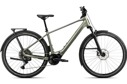 Rower elektryczny miejski trekkingowy miejski do jazdy na wycieczki po mieście po szutrach drogach polnych Orbea KEMEN TOUR 10 20mph 9