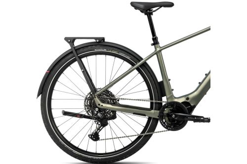 Rower elektryczny miejski trekkingowy miejski do jazdy na wycieczki po mieście po szutrach drogach polnych Orbea KEMEN TOUR 10 20mph 11