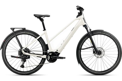 Rower elektryczny miejski trekkingowy miejski do jazdy na wycieczki po mieście po szutrach drogach polnych Orbea KEMEN TOUR 20 MID 28mph 5
