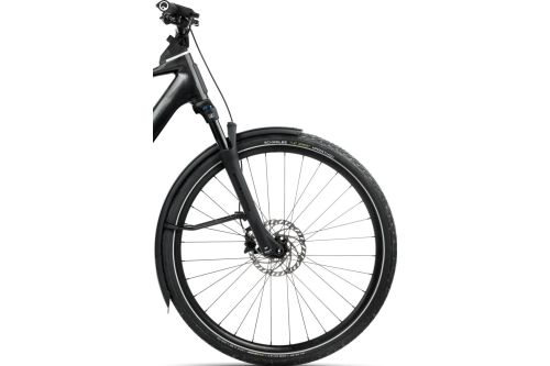 Rower elektryczny miejski trekkingowy miejski do jazdy na wycieczki po mieście po szutrach drogach polnych Orbea KEMEN TOUR 20 20mph 2