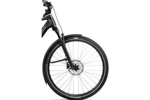 Rower elektryczny miejski trekkingowy miejski do jazdy na wycieczki po mieście po szutrach drogach polnych Orbea KEMEN TOUR 30 MID 20mph 2