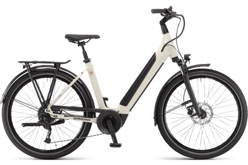 Rower trekkingowy miejski damski Winora Sinus 9 Wave biały
