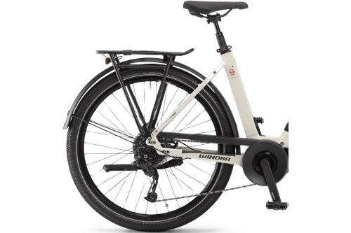 Rower trekkingowy miejski damski Winora Sinus 9 Wave biały 2