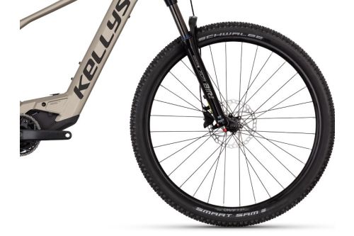 Rower górski elektryczny Kellys Tygon RS10 P mocha grey - widelec