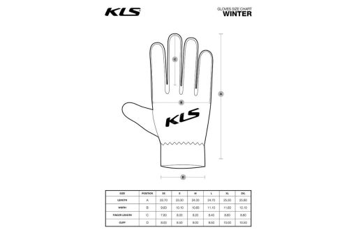 Rękawiczki zimowe Kellys KLS Coldbreaker