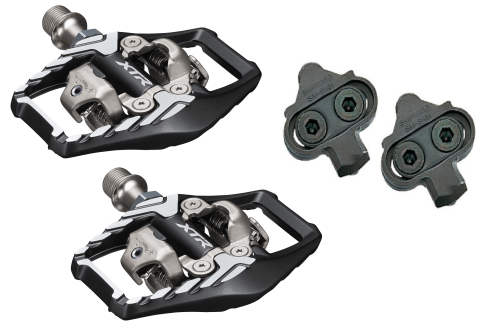 Pedały rowerowe SPD PD-M9120 XTR z platformą komplet z blokami